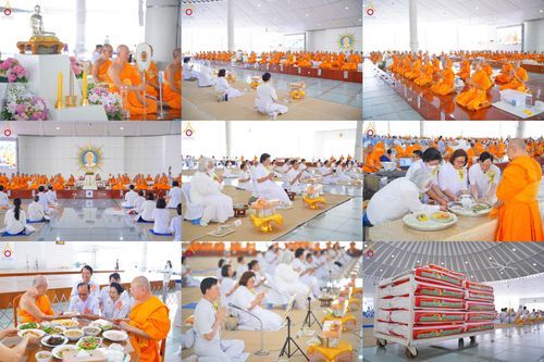 วันที่ 11 เมษายน พ.ศ.2569 พิธีถวายภัตตาหารเมนูสวรรค์ เพื่อการบรรลุธรรม ณ หอฉันคุณยายอาจารย์ฯ วัดพระธรรมกาย