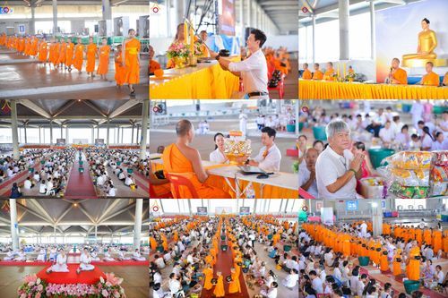 วันที่ 11 เมษายน พ.ศ.2569 พิธีตักบาตรฉลองสามเณรใหม่ โครงการบรรพชาสามเณรกล้าตะวัน ณ มหารัตนวิหาคด คอร์ 25 ชั้น 2 วัดพระธรรมกาย