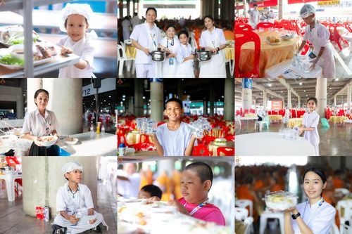 วันที่ 22 เมษายน พ.ศ.2569(วันคุ้มครองโลก) งานถวายมหาสังฆทาน 40,000 กว่าวัดทั่วประเทศ เจ้าหน้าที่ สาธุชน ร่วมใจจัดเตรียมภัตตาหารเพล (ชุด 2)