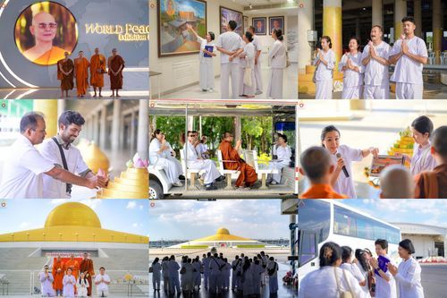 วันที่ 17-27 พฤษภาคม พ.ศ.2569 การต้อนรับชาวต่างชาติจากประเทศญี่ปุ่น เมียนมาร์ บังคลาเทศ อินเดีย เนปาล และศรีลังกา มาเยี่ยมชมและสักการะพระมหาธรรมกายเจดีย์ ณ วัดพระธรรมกาย
