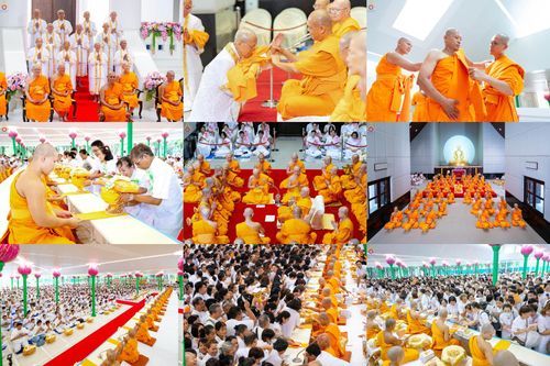 วันวิสาขบูชา อาทิตย์ที่ 31 พฤษภาคม พ.ศ.2569 พิธีบรรพชาสามเณรอุบาสก 11 ท่าน , พิธีถวายบาตรผ้าไตร และจตุปัจจัยไทยธรรม แด่สามเณร , พิธีอุปสมบทอุทิศชีวิต , พิธีกล่าวคำกัปปิยภัณฑ์  ณ อุโบสถพระไตรปิฎก วัดพระธรรมกาย จังหวัดปทุมธานี