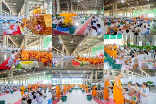 วันอาทิตย์ที่ 21 มิถุนายน 2569  พิธีตักบาตรพระใหม่ โครงการอุปสมบทหมู่ รุ่นผู้บริหาร  ณ วิหารคด วัดพระธรรมกาย
