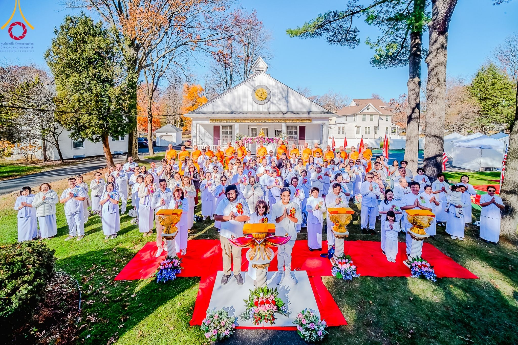 ภาพ No. 100729 : พิธีทอดกฐินบรมจักรพรรดิสร้างทุกสิ่ง  ณ วัดพระธรรมกายนิวเจอร์ซี ประเทศสหรัฐอเมริกา วันอาทิตย์ ที่ 19 พฤศจิกายน พ.ศ 2566
