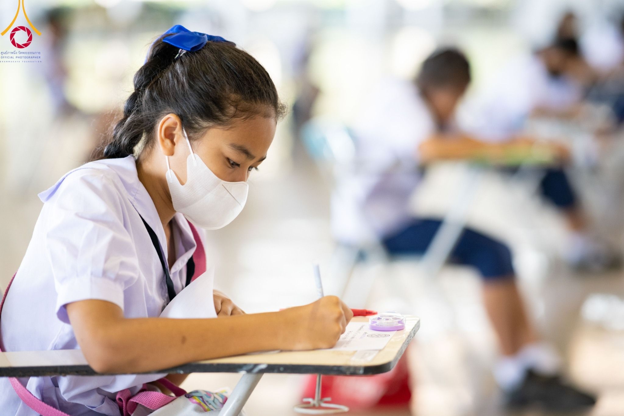 ภาพ No. 101162 : พิธีสอบธรรมสนามหลวง ธรรมศึกษาชั้นตรี-โท-เอก วันที่ 7 ธันวาคม พ.ศ. 2566 ณ วัดพระธรรมกาย จ.ปทุมธานี