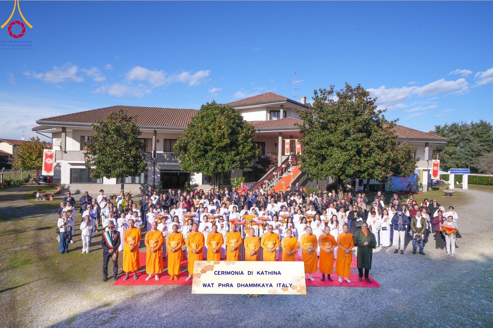 ภาพ No. 99342 : พิธีทอดกฐินสามัคคี ณ วัดพระธรรมกายอิตาลี วันที่ 19 พฤศจิกายน พ.ศ. 2566