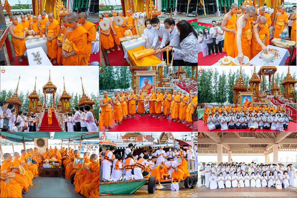 ภาพ No.49008:ประมวลภาพพิธีเก็บอัฐิและลอยอังคาร พระสุธรรมญาณวิเทศ  (สุธรรม สุธมฺโม)