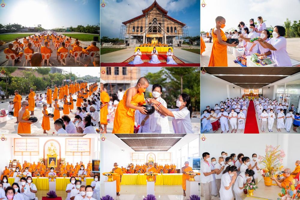 ภาพ No.45938:ประมวลภาพพิธีตักบาตร โครงการบรรพชาสามเณรฟื้นฟูพระพุทธศาสนาทั่วไทย ณ ศูนย์ปฏิบัติธรรมสมุทรปราการบางบ่อ 