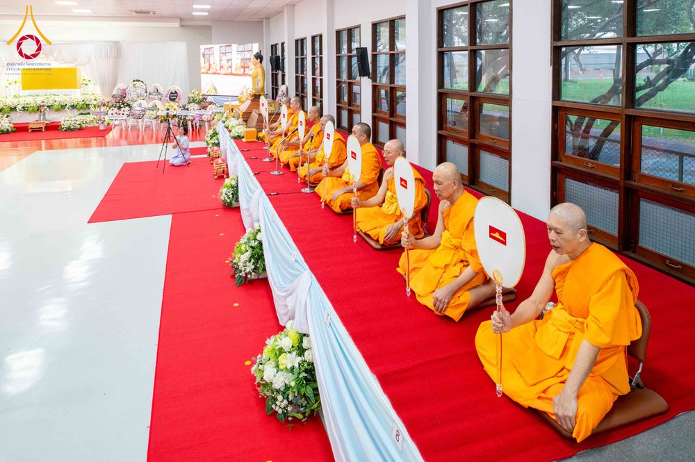 ภาพ No.314676:วันเสาร์ที่ 21 มีนาคม พ.ศ. 2569 พิธีบำเพ็ญกุศล คุณพ่อณรงค์ จินตมากุล  สิริอายุ 99 ปี 11 เดือน โยมบิดา พระครูปลัดรัตนวีรวัฒน์ (รังสฤษดิ์ อิทฺธิจินตโก) ที่ปรึกษาเจ้าคณะจังหวัดปทุมธานี เจ้าอาวาสวัดพระธรรมกาย  ณ ห้องปลูกศรัทธา 2 วัดพระธรรมกาย ปทุมธานี