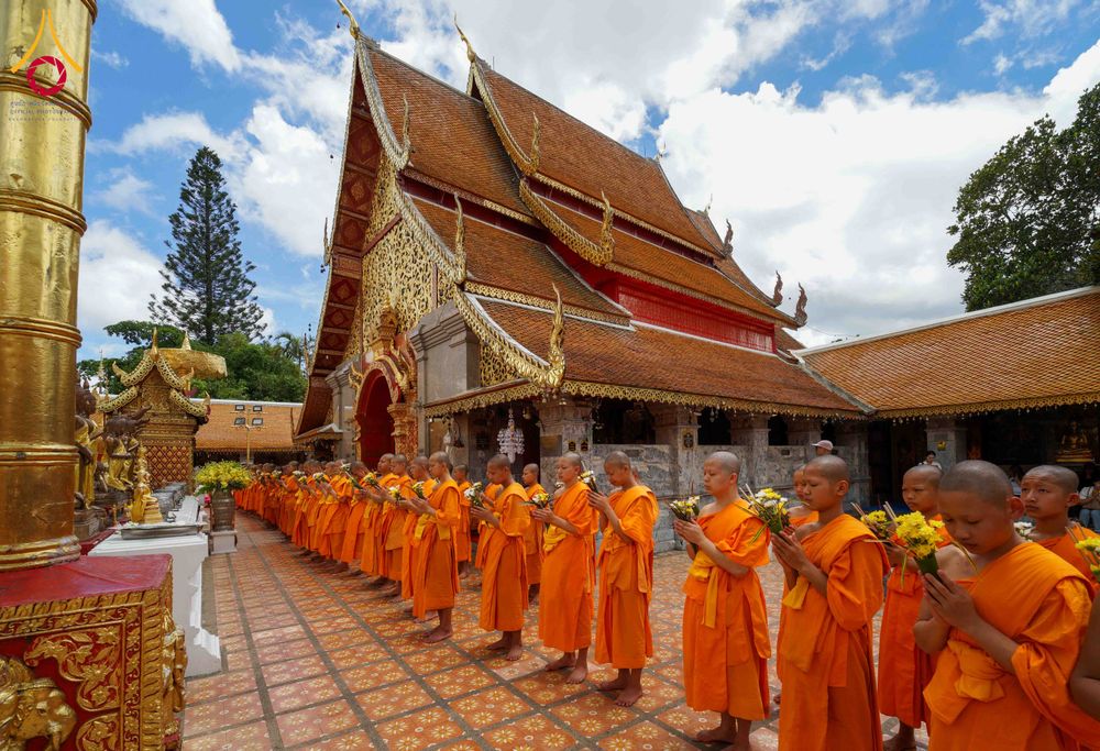 ภาพ No.329193:วันเสาร์ที่ 16 พฤษภาคม พ.ศ.2569 ธรรมยาตรา เดินดูดวงขึ้นดอยฉลองแชมป์บาลี วัดบ้านขุน อำเภอฮอด จังหวัดเชียงใหม่