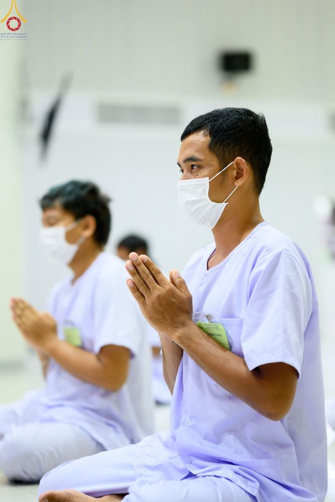ภาพ No.47442:ประมวลภาพพิธีตัดปอยผม โครงการบรรพชาอุปสมบทหมู่ รุ่นเข้าพรรษา 2565