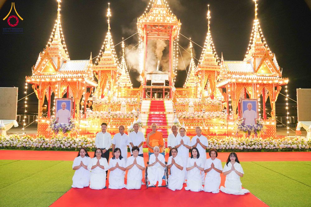 ภาพ No.316730:วันอาทิตย์ที่ 29 มีนาคม พ.ศ. 2569 พิธีทอดผ้าบังสุกุลและพิธีชำระร่าง โยมพ่อณรงค์ จินตมากุล  สิริอายุ 99 ปี 11 เดือน โยมบิดา พระครูปลัดรัตนวีรวัฒน์ (รังสฤษดิ์ อิทฺธิจินตโก) ที่ปรึกษาเจ้าคณะจังหวัดปทุมธานี เจ้าอาวาสวัดพระธรรมกาย  ณ ฌาปนสถานชั่วคราว ทางเข้า 