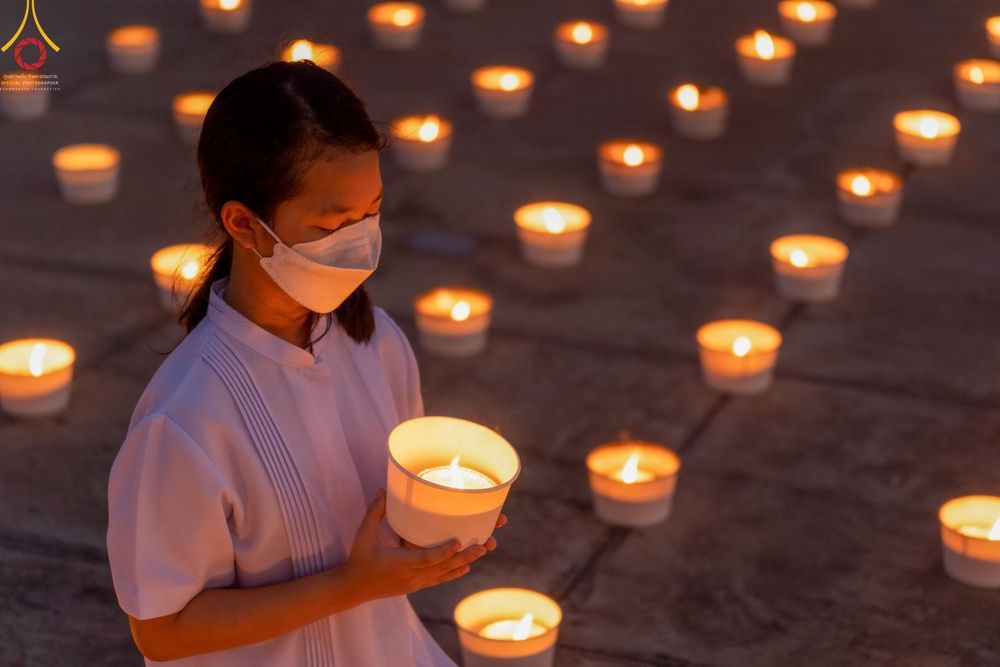 ภาพ No.44986:ประมวลภาพพิธีจุดประทีป​ วันคุ้ม​ครองโลก ณ วัดพระธรรมกาย