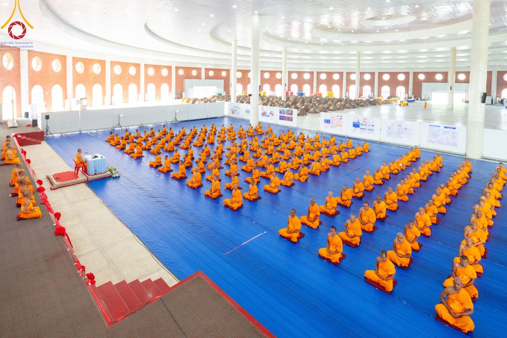 ภาพ No.315231:​วันอาทิตย์ที่ 22 มีนาคม พ.ศ.2569 สามเณรธรรมทายาทเนปาล 500 รูป ฟังธรรม สวดมนต์ ปฏิบัติธรรมร่วมกัน  ณ International Assembly and Meditation Hall Lumbini