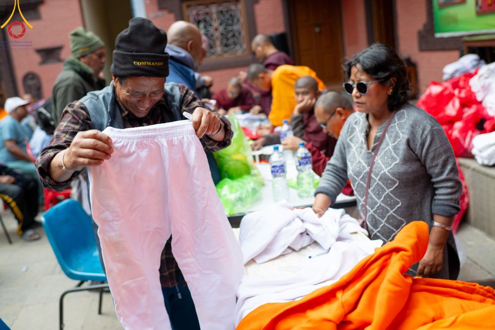 ภาพ No.313184:วันอังคารที่ 10 มีนาคม พ.ศ. 2569 ประมวลภาพบรรยากาศวันแรก โครงการบวชธรรมทายาท ประเทศเนปาล ณ วัดอเชศวร (Aksheswar Mahavihar )