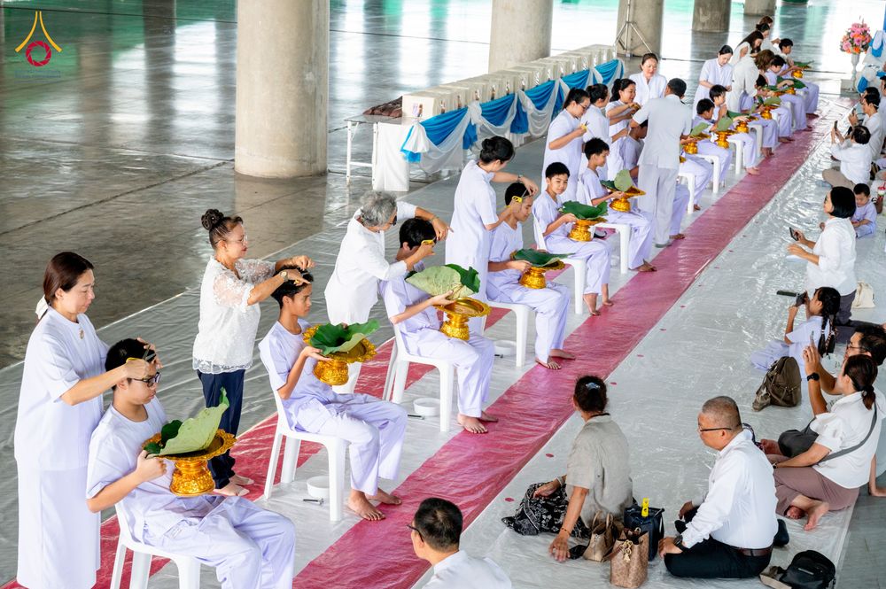 ภาพ No.338172:วันอาทิตย์ต้นเดือน 5 กรกฎาคม พ.ศ.2569 พิธีตัดปอยผมสามเณรนานาชาติ AEC & WAB รุ่นที่ 1 ณ วัดพระธรรมกาย