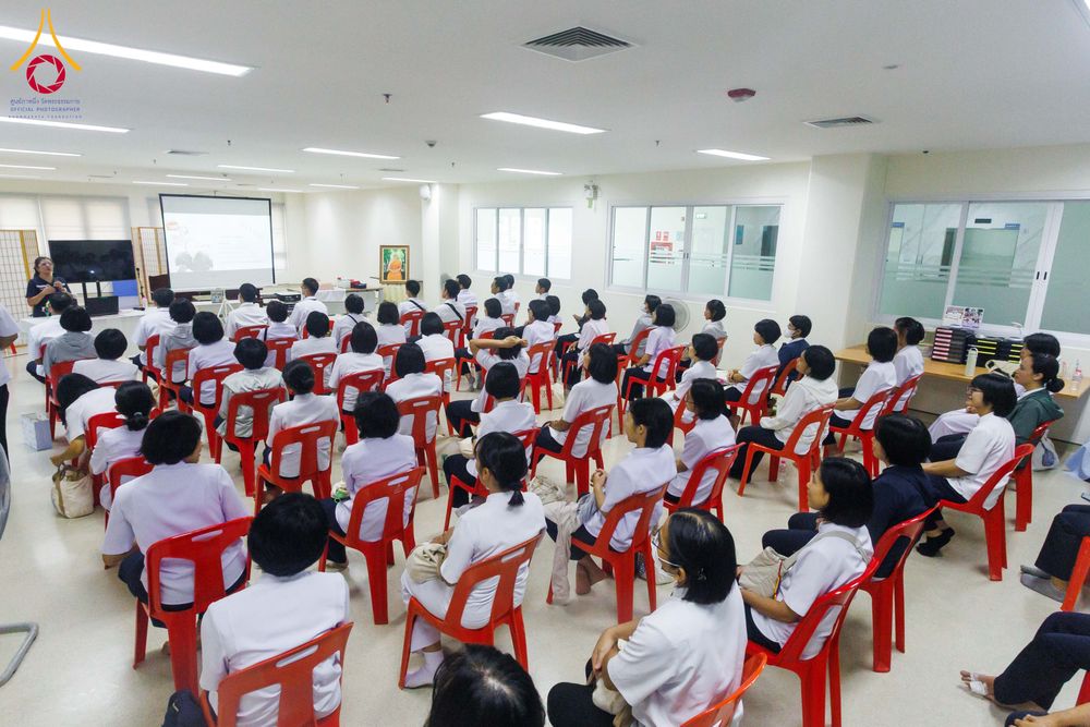 ภาพ No.346200:วันศุกร์ที่ 28 สิงหาคม พ.ศ 2569  บุคลากรใหม่รุ่นที่ 29 เยี่ยมชมศูนย์การแพทย์บุญรักษา ณ วัดพระธรรมกาย