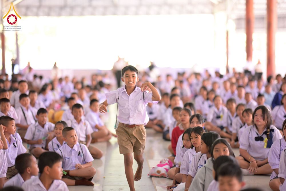 ภาพ No.274854:วันที่ 28 พฤศจิกายน พ.ศ. 2568 รวมพลังเด็กดี V-Star ผู้นำฟื้นฟูศีลธรรมโลก ประจำปี 2568 จังหวัดอุบลราชธานี ณ วัดป่าอุบลแก้ว อ.วารินชำราบ จ.อุบลราชธานี