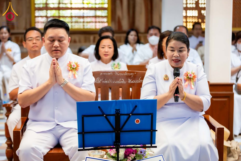 ภาพ No.303384:วันที่ 23 มกราคม พ.ศ. 2569 พิธีเจริญพุทธมนต์ปฏิบัติธรรม มอบทุนการศึกษา  ถวายสังฆทาน 109 วัด เพื่อถวายเป็นพุทธบูชา เพื่อขับเคลื่อนโครงการหมู่บ้านรักษาศีล 5 โดยคณะสงฆ์จังหวัดนครปฐม คณะศิษยานุศิษย์วัดพระธรรมกาย โครงการธรรมยาตรา ปีที่ 14 ณ วัดบางปลา อำเภอบาง