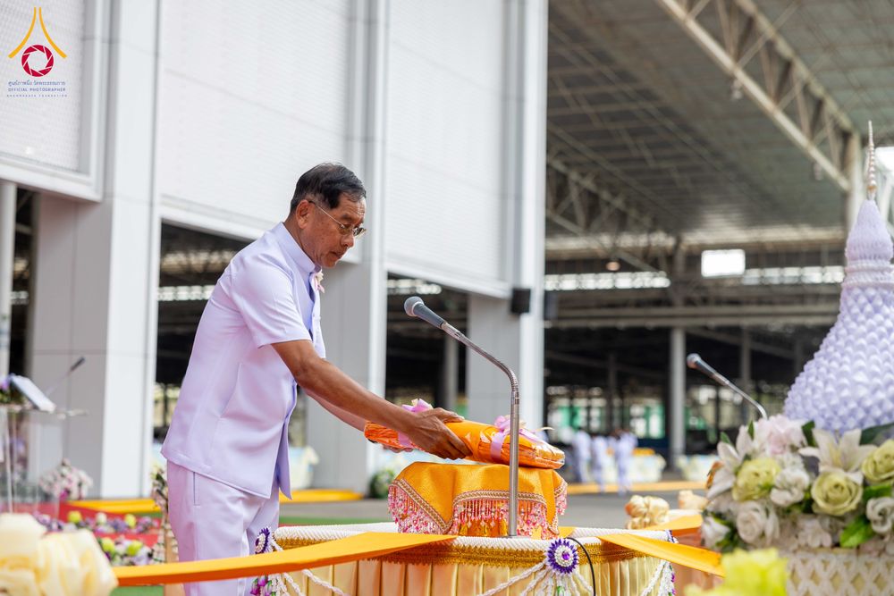 ภาพ No.316595:วันอาทิตย์ที่ 29 มีนาคม พ.ศ. 2569 พิธีทอดผ้าบังสุกุลและพิธีชำระร่าง โยมพ่อณรงค์ จินตมากุล  สิริอายุ 99 ปี 11 เดือน โยมบิดา พระครูปลัดรัตนวีรวัฒน์ (รังสฤษดิ์ อิทฺธิจินตโก) ที่ปรึกษาเจ้าคณะจังหวัดปทุมธานี เจ้าอาวาสวัดพระธรรมกาย  ณ ฌาปนสถานชั่วคราว ทางเข้า 