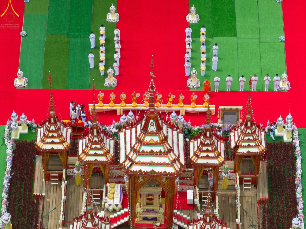 ภาพ No.48928:ประมวลภาพพิธีพระราชทานเพลิงศพ พระสุธรรมญาณวิเทศ (สุธรรม สุธมฺโม)