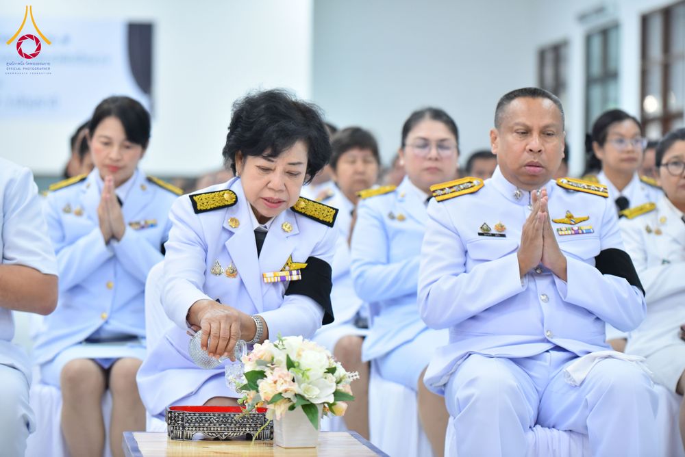 ภาพ No.280722:วันศุกร์ที่ 12 ธันวาคม พ.ศ.2568 พิธีบำเพ็ญกุศลปัญญาสมวาร (50 วัน) อุทิศถวายพระราชกุศลแด่ “พระพันปีหลวง” ณ วัดพระธรรมกาย