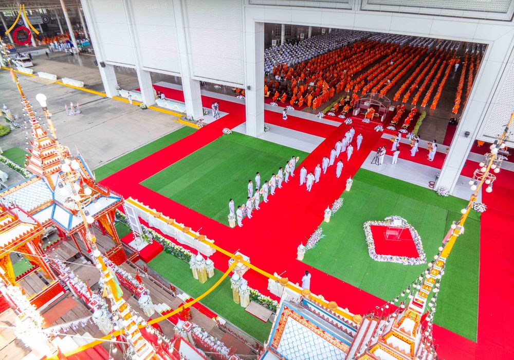 ภาพ No.316564:วันอาทิตย์ที่ 29 มีนาคม พ.ศ. 2569 พิธีทอดผ้าบังสุกุลและพิธีชำระร่าง โยมพ่อณรงค์ จินตมากุล  สิริอายุ 99 ปี 11 เดือน โยมบิดา พระครูปลัดรัตนวีรวัฒน์ (รังสฤษดิ์ อิทฺธิจินตโก) ที่ปรึกษาเจ้าคณะจังหวัดปทุมธานี เจ้าอาวาสวัดพระธรรมกาย  ณ ฌาปนสถานชั่วคราว ทางเข้า 