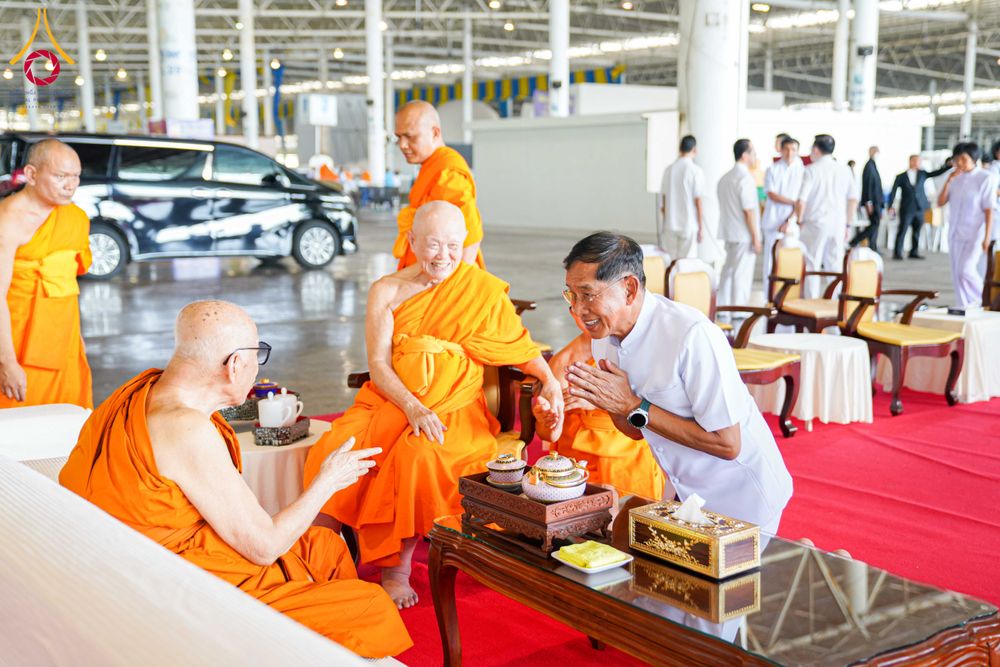 ภาพ No.316467:วันอาทิตย์ที่ 29 มีนาคม พ.ศ. 2569 พิธีทอดผ้าบังสุกุลและพิธีชำระร่าง โยมพ่อณรงค์ จินตมากุล  สิริอายุ 99 ปี 11 เดือน โยมบิดา พระครูปลัดรัตนวีรวัฒน์ (รังสฤษดิ์ อิทฺธิจินตโก) ที่ปรึกษาเจ้าคณะจังหวัดปทุมธานี เจ้าอาวาสวัดพระธรรมกาย  ณ ฌาปนสถานชั่วคราว ทางเข้า 