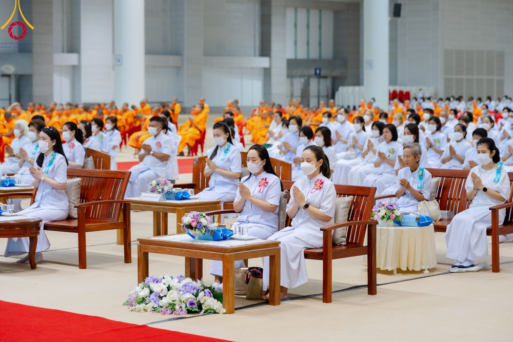 ภาพ No.91006:พิธีบำเพ็ญกุศลสวดพระอภิธรรม  อุบาสกถาวร พรหมถาวร (อุบาสกผู้ปั้นพระ) คืนที่ 6 วันพฤหัสบดีที่ 19 ตุลาคม พ.ศ. 2566 ณ ห้องแก้วสารพัดนึก 1 สภาธรรมกายสากล วัดพระธรรมกาย จ.ปทุมธานี