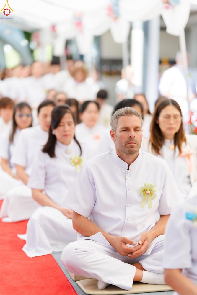 ภาพ No.286126:วันที่ 13 กรกฎาคม พ.ศ. 2568  พิธีทอดผ้าป่าฉลอง 13 ปี  วัดพระธรรมกายสวิตเซอร์แลนด์