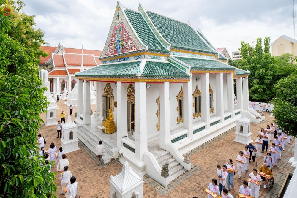 ภาพ No.234942:วันเสาร์ที่ 26 กรกฎาคม พ.ศ. 2568 พิธีทอดผ้าป่าบูรณปฏิสังขรณ์ วัดสามพระยาวรวิหาร ณ ศาลาอบรมสงฆ์ วัดสามพระยาวรวิหาร เขตพระนคร กรุงเทพมหานครฯ