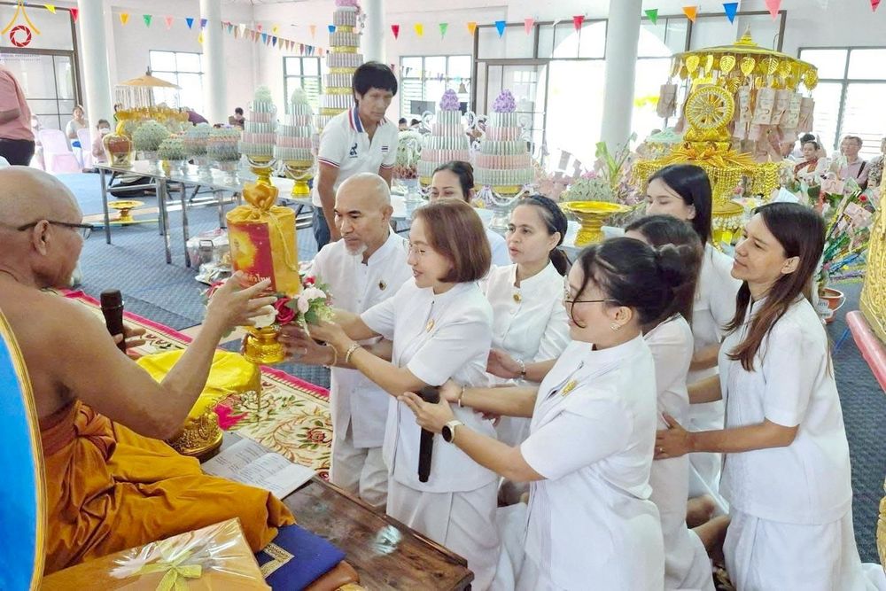 ภาพ No.266569:วันที่ 12 ตุลาคม พ.ศ. 2568 พิธีทอดกฐินสามัคคีทั่วไทย ณ วัดคงคาเลียบ อ.บางกล่ำ จ.สงขลา โดยคณะศิษยานุศิษย์ บูชาธรรม 81 ปี หลวงพ่อธัมมชโย