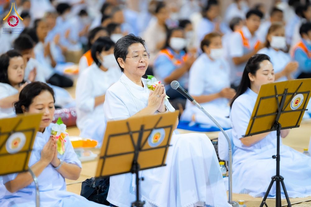 ภาพ No.121602:พิธีถวายภัตตาหารเป็นสังฆทาน แด่คณะพระธรรมยาตรา ปีที่ 12 วันที่ 31 มกราคม พ.ศ. 2567 ณ สภาธรรมกายสากล วัดพระธรรมกาย