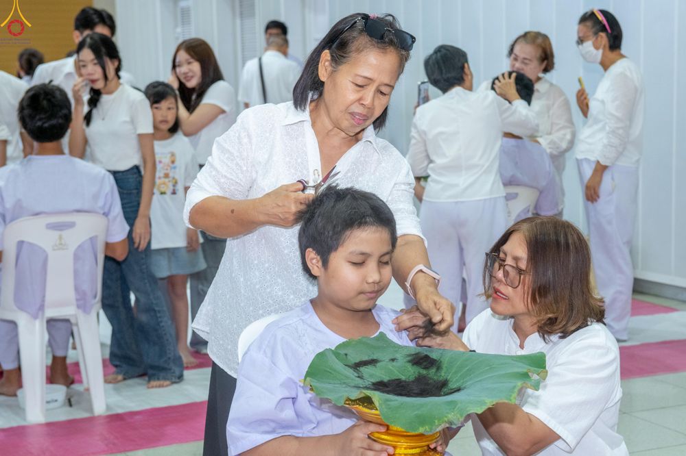 ภาพ No.316786:วันเสาร์ที่ 28 มีนาคม พ.ศ.2569 พิธีปลงผมนาคธรรมทายาท โครงการสามเณรยุวธรรมทายาท รุ่นที่ 34 โครงการสามเณรมัชฌิมธรรมทายาท รุ่นที่ 30 ณ มหารัตนวิหารคด 13 วัดพระธรรมกาย