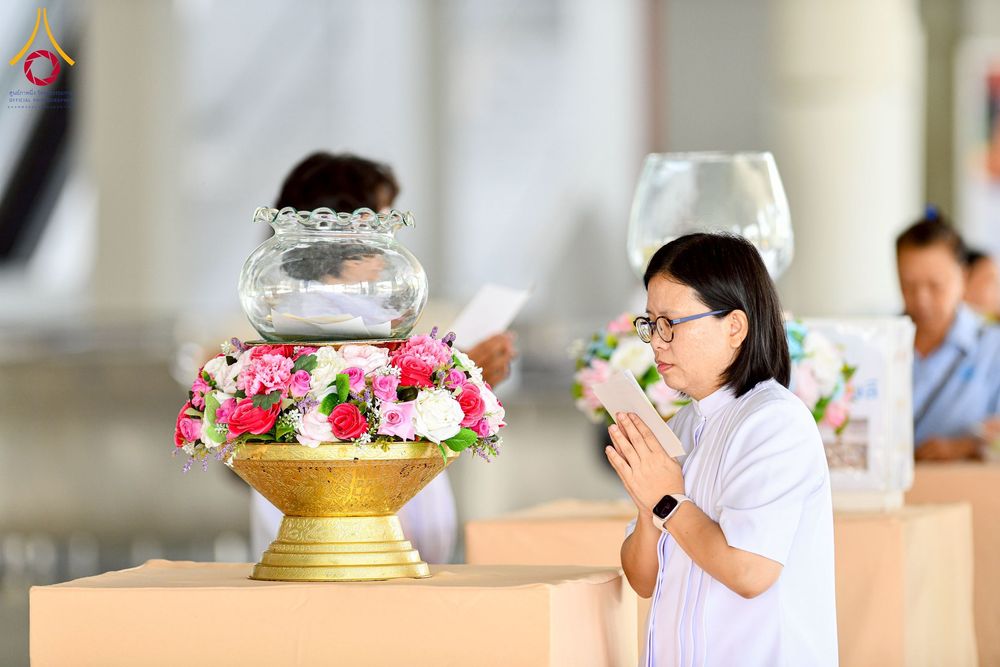 ภาพ No.217079:วันเสาร์ที่ 12 เมษายน พ.ศ. 2568 พิธีบุพเปตพลี ครั้งที่ 162 ร่วมอุทิศบุญแด่หมู่ญาติที่ล่วงลับไปแล้ว และพิธีถวายภัตตาหารเมนูสวรรค์ ณ หอฉันคุณยายอาจารย์ฯ วัดพระธรรมกาย