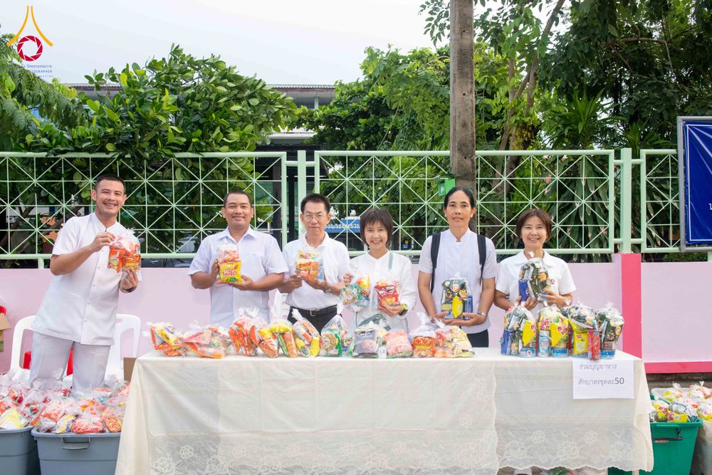 ภาพ No.342525:วันที่ 5 สิงหาคม พ.ศ. 2569  กิจกรรมตักบาตรโครงการรักความดี เพื่อเผยแผ่งานพระพุทธศาสนา  ศูนย์คมนาคม วัดพระธรรมกาย ณ โรงเรียนสังข์อ่ำ อ.คลองหลวง จ.ปทุมธานี