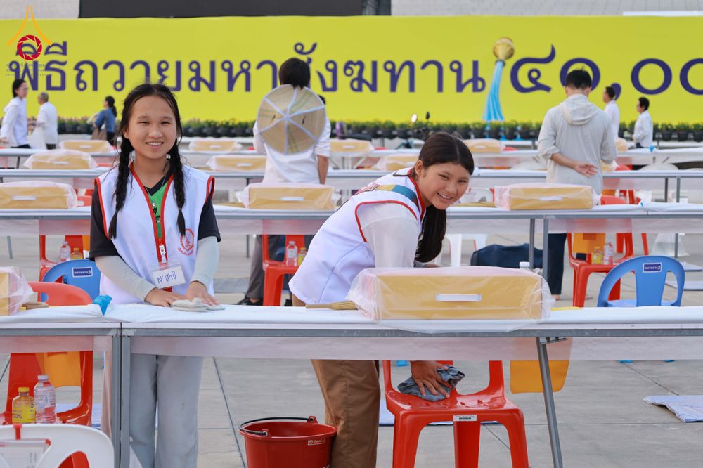 ภาพ No.324244:วันที่ 17-21 เมษายน 2569 เตรียมงานถวายสังฆทาน40000กว่าวัดทั่วประเทศ