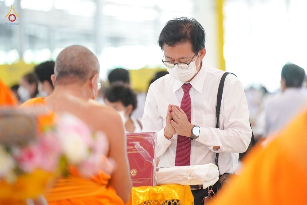 ภาพ No.80585:พิธีถวายทุนสนับสนุนการสร้าง พระไตรปิฎกฉบับธรรมชัย วันเสาร์ที่ 29 เมษายน พ.ศ. 2566 ณ สภาธรรมกายสากล วัดพระธรรมกาย