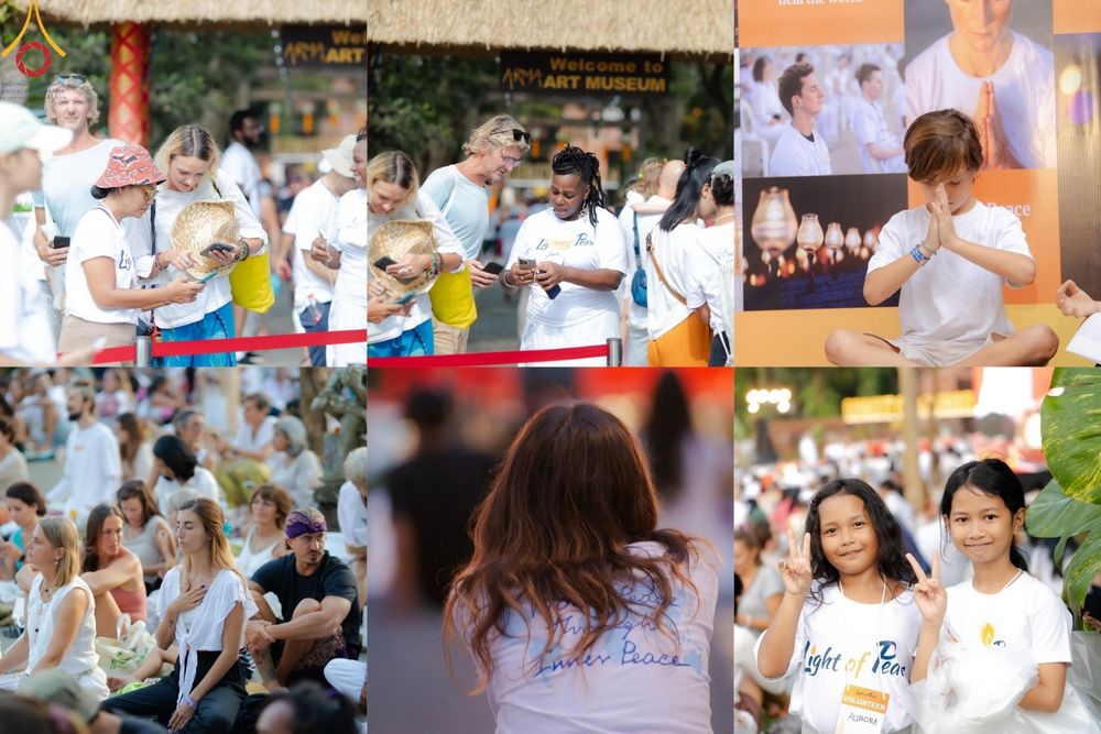 ภาพ No.156367:วัดพุทธบาหลีและวัดพระธรรมกาย จัดปฏิบัติธรรมนานาชาติ 1,151 คนจาก 78 ประเทศ ใน "วันสันติภาพสากล" ณ บาหลี อินโดนีเซีย วันเสาร์ที่ 21 กันยายน พ.ศ. 2567 เวลา 16.00-21.00 น. ณ พิพิธภัณฑ์ ARMA เมืองอูบุด จังหวัดบาหลี ประเทศอินโดนีเซีย