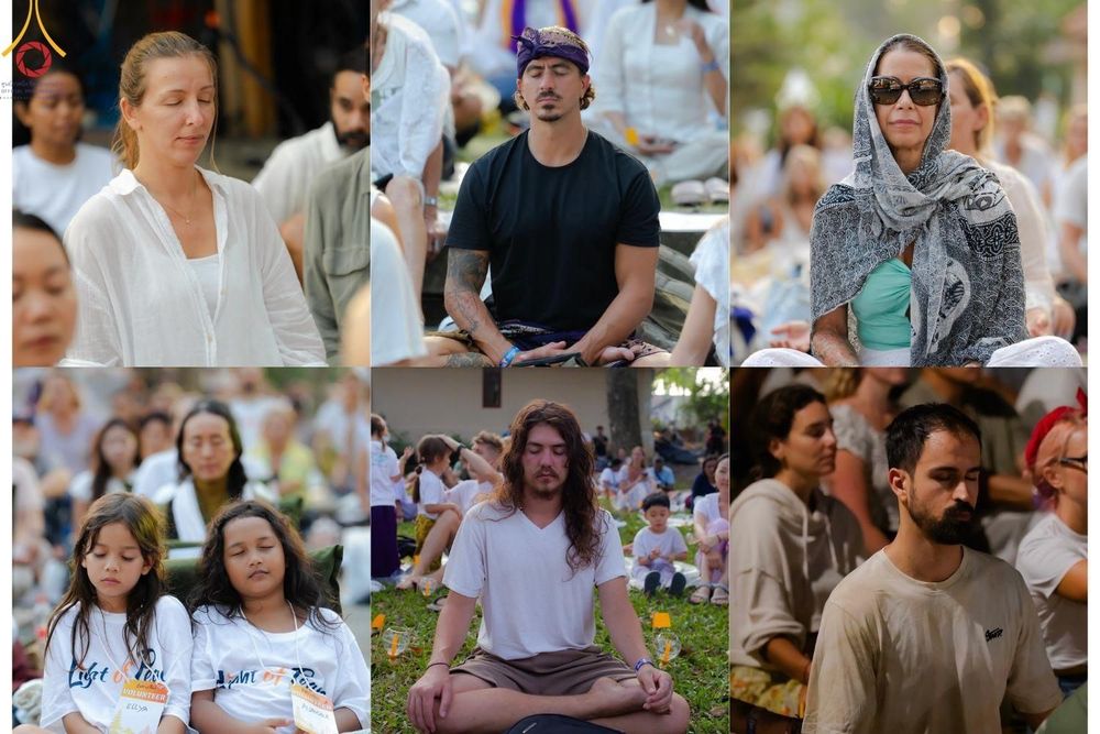 ภาพ No.156413:วัดพุทธบาหลีและวัดพระธรรมกาย จัดปฏิบัติธรรมนานาชาติ 1,151 คนจาก 78 ประเทศ ใน "วันสันติภาพสากล" ณ บาหลี อินโดนีเซีย วันเสาร์ที่ 21 กันยายน พ.ศ. 2567 เวลา 16.00-21.00 น. ณ พิพิธภัณฑ์ ARMA เมืองอูบุด จังหวัดบาหลี ประเทศอินโดนีเซีย