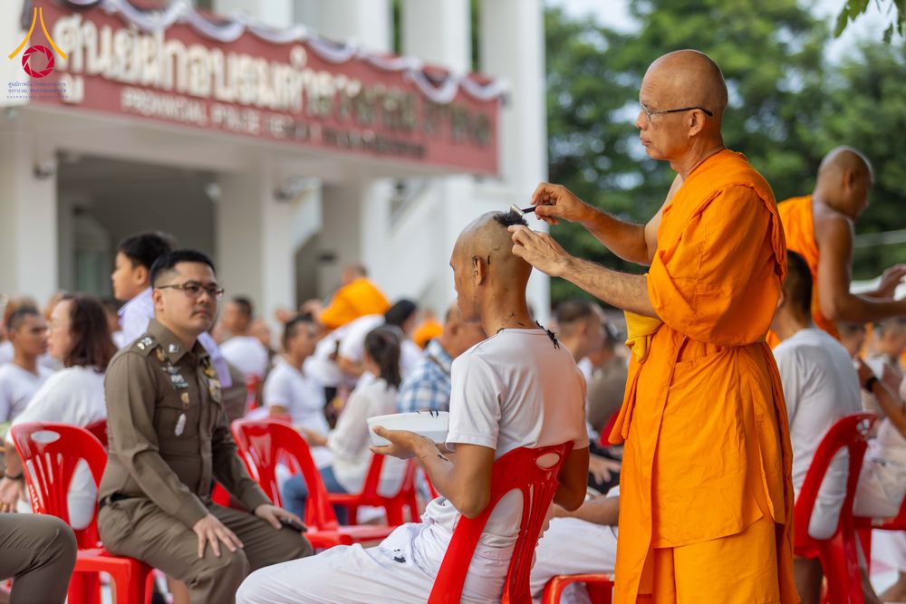 ภาพ No.349357:วันจันทร์ที่ 14 กันยายน พ.ศ.2569  พิธีตัดปอยผมนักเรียนนายสิบธรรมทายาท  "โครงการบรรพชาและพัฒนาศีลธรรม นักเรียนนายสิบตำรวจรุ่นที่ 16“  ณ ศูนย์ฝึกอบรมตำรวจภูธร ภาค 1  จ.สระบุรี