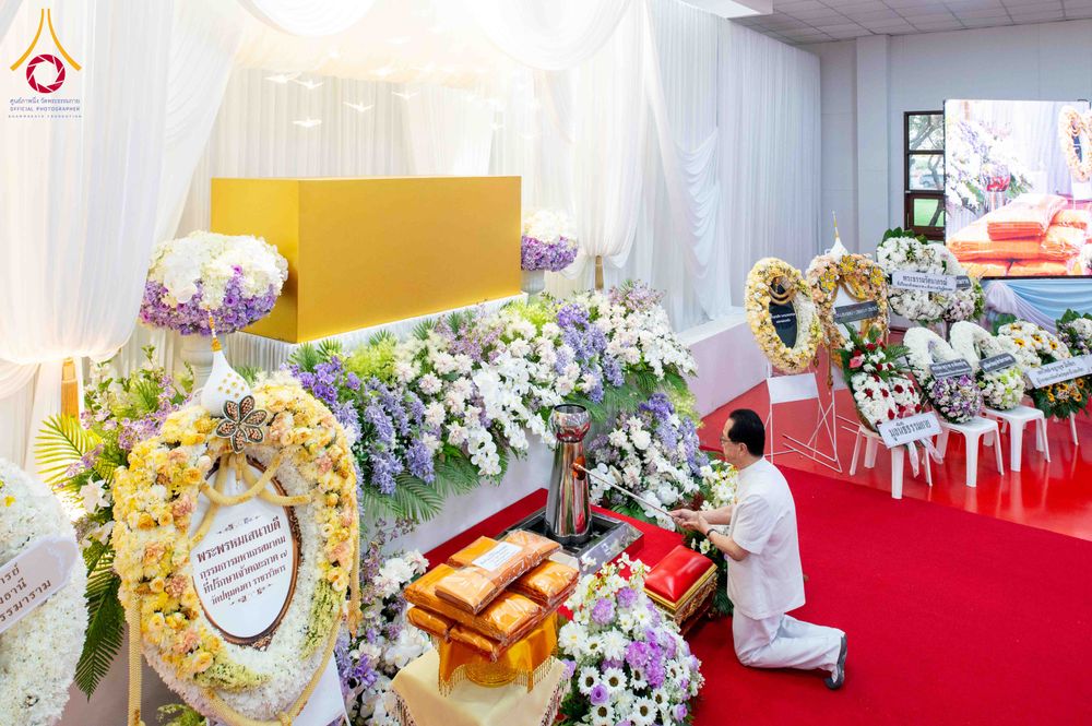 ภาพ No.315333:วันอังคารที่ 24 มีนาคม พ.ศ. 2569 พิธีบำเพ็ญกุศล คุณพ่อณรงค์ จินตมากุล  สิริอายุ 99 ปี 11 เดือน โยมบิดา พระครูปลัดรัตนวีรวัฒน์ (รังสฤษดิ์ อิทฺธิจินตโก) ที่ปรึกษาเจ้าคณะจังหวัดปทุมธานี เจ้าอาวาสวัดพระธรรมกาย  ณ ห้องปลูกศรัทธา 2 วัดพระธรรมกาย ปทุมธานี