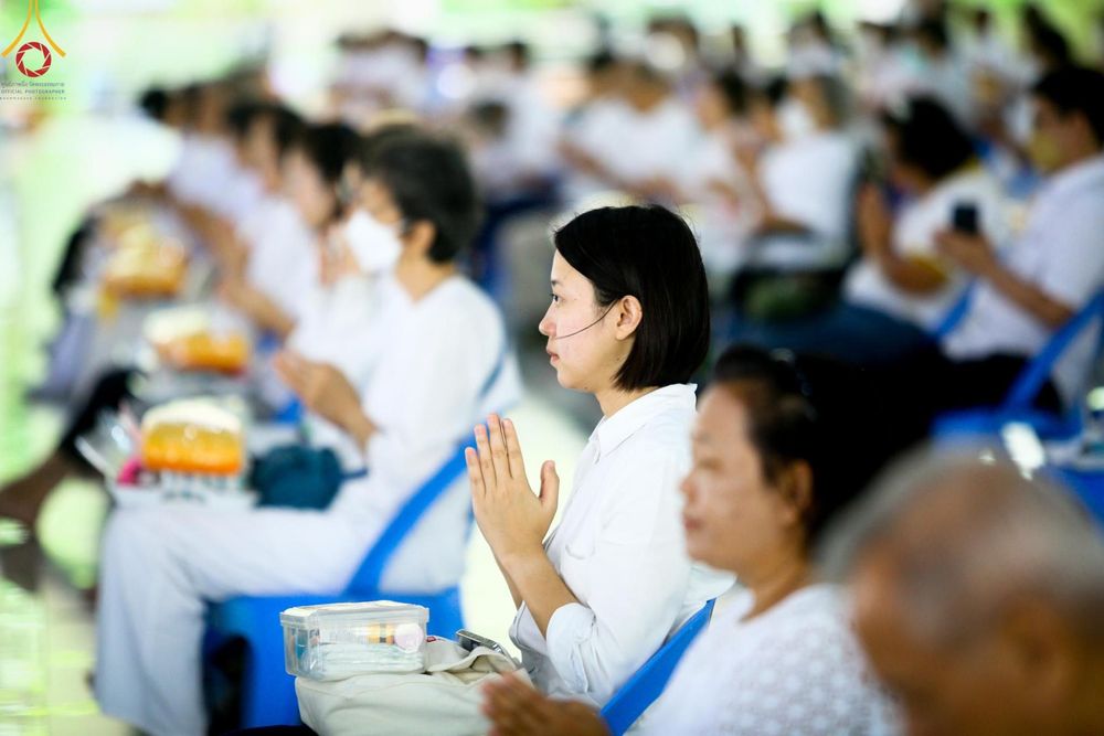 ภาพ No.143115:พิธีบุพเปตพลี ครั้งที่ 153 ร่วมอุทิศบุญแด่หมู่ญาติที่ล่วงลับไปแล้ว และสืบทอดอายุพระพุทธศาสนา ในวันศุกร์ที่ 5 กรกฏาคม พ.ศ.2567 (วันพระแรม 14 ค่ำ เดือน 7) ณ หอฉันคุณยายอาจารย์ฯ วัดพระธรรมกาย