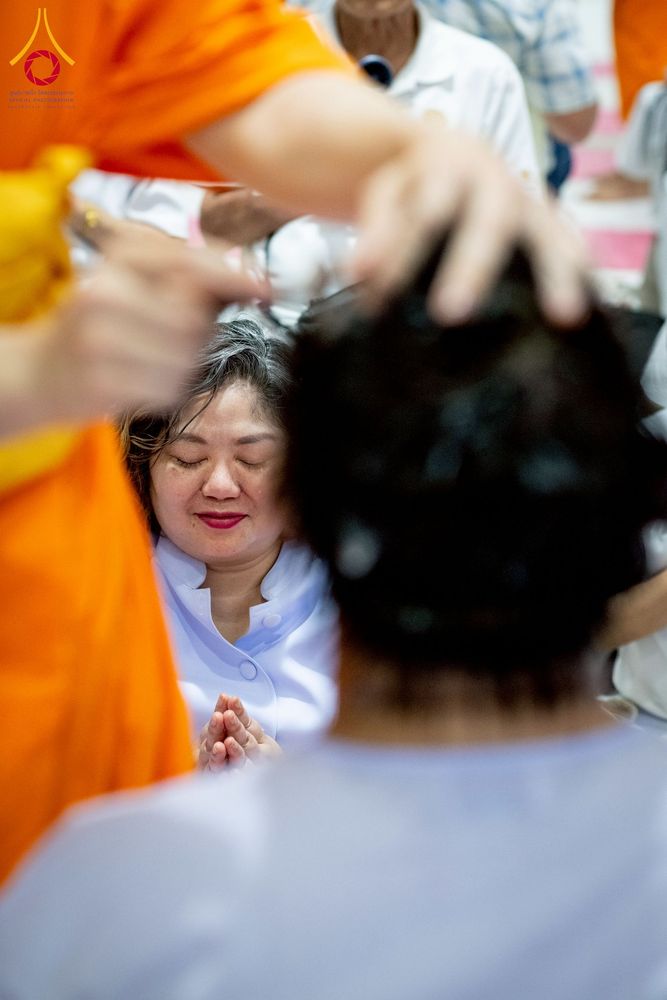 ภาพ No.213579:วันเสาร์ที่ 29 มีนาคม พ.ศ. 2568 พิธีปลงผม โครงการสามเณรยุวธรรมทายาท รุ่นที่ 33 โครงการสามเณรมัชฌิมธรรมทายาท รุ่นที่ 29 ณ ห้องปฏิบัติธรรมวิหารคด คอร์ 13 วัดพระธรรมกาย