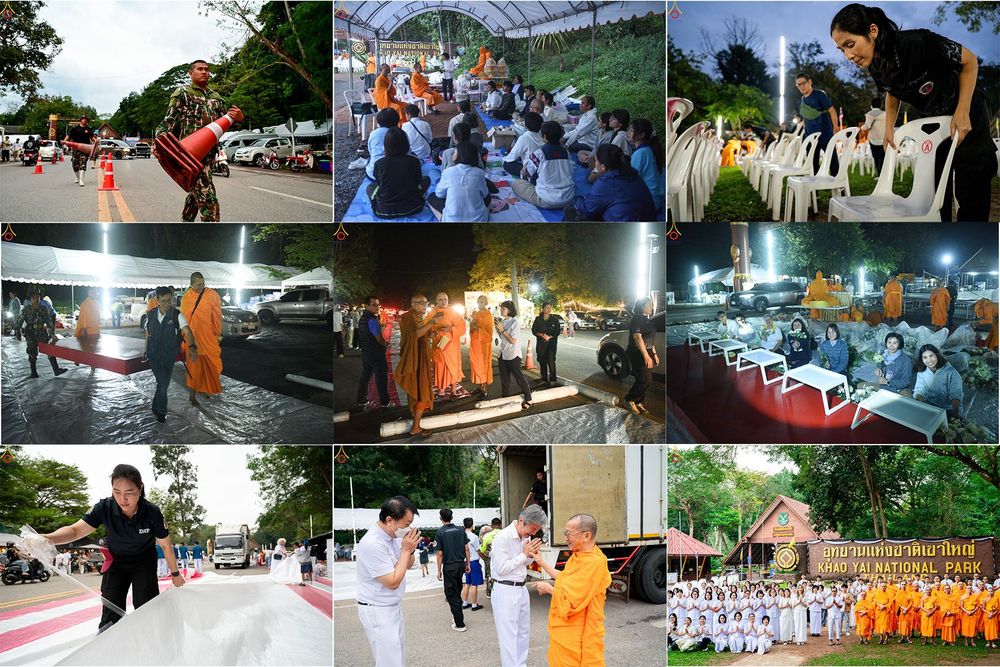 ภาพ No.283350:วันที่ 12 -13 ธันวาคม พ.ศ.2568 เบื้องหลังความสำเร็จ ของการจัดงานตักบาตร พระ 1,000 รูป เขาใหญ่