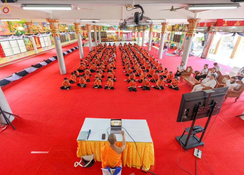 ภาพ No.338470:วันที่ 2-3 กรกฎาคม พ.ศ.2569 โครงการอบรมคุณธรรม จริยธรรมและความดีสากล ประจำปีการศึกษา2569 นักเรียนกว่า 150 คน  ณ วัดราษฎร์บูรณะ (วัดบางปลา) ต.บางปลา อ.บางพลี จ.สมุทรปราการ