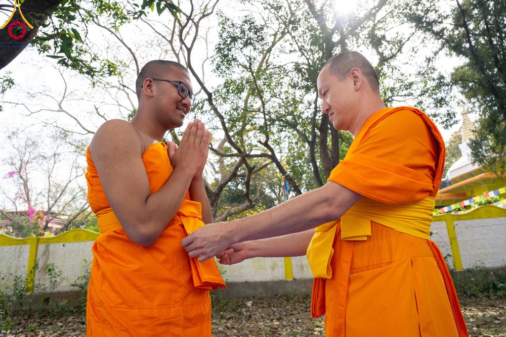 ภาพ No.314127:วันจันทร์ที่ 16 มีนาคม พ.ศ. 2569 พิธีเวียนเทียนประทักษิณ และพิธีบรรพชาสามเณร 500 รูป ณ วิหารมายาเทวี ประเทศเนปาล