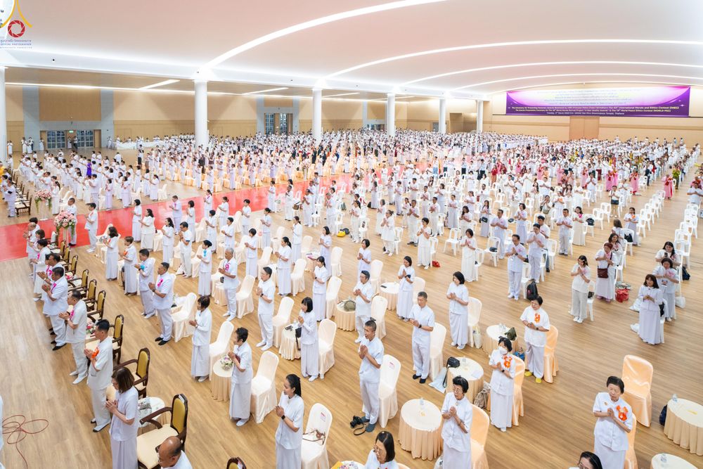 ภาพ No.311929:วันอังคารที่ 3 มีนาคม พ.ศ.2569 พิธีมอบโล่วัชรเกียรติยศ โครงการตอบปัญหาธรรมะทางก้าวหน้า ครั่งที่ 43, พิธีมอบโล่วัชรเกียรติยศ โครงการสอบตอบปัญหาศีลธรรม เพื่อสันติภาพโลก (World-Pec) ครั้งที่ 19 ณ สภาธรรมกายสากล วัดพระธรรมกาย