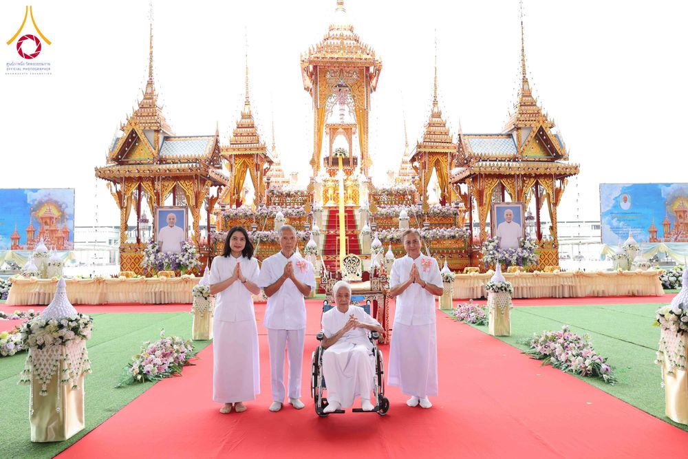 ภาพ No.316441:วันอาทิตย์ที่ 29 มีนาคม พ.ศ. 2569 พิธีทอดผ้าบังสุกุลและพิธีชำระร่าง โยมพ่อณรงค์ จินตมากุล  สิริอายุ 99 ปี 11 เดือน โยมบิดา พระครูปลัดรัตนวีรวัฒน์ (รังสฤษดิ์ อิทฺธิจินตโก) ที่ปรึกษาเจ้าคณะจังหวัดปทุมธานี เจ้าอาวาสวัดพระธรรมกาย  ณ ฌาปนสถานชั่วคราว ทางเข้า 