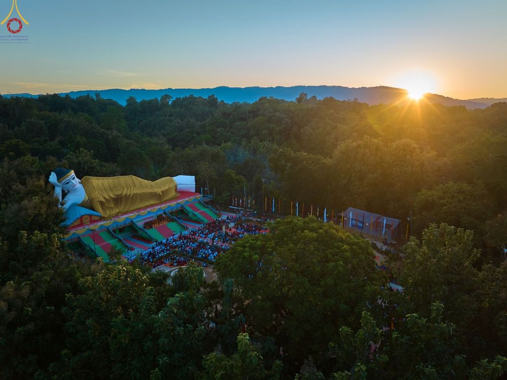 ภาพ No.63486:พิธีถวายและฉลองพระพุทธรูปปางไสยาสน์ขนาด 126 ฟุต ใหญ่ที่สุดในประเทศบังกลาเทศ ณ วัดจูราชารี สาขะ บานา วิหาร รังกามาติ วันที่ 16 พฤศจิกายน พ.ศ. 2565