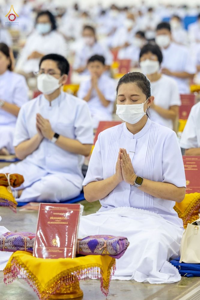 ภาพ No.80518:พิธีถวายทุนสนับสนุนการสร้าง พระไตรปิฎกฉบับธรรมชัย วันเสาร์ที่ 29 เมษายน พ.ศ. 2566 ณ สภาธรรมกายสากล วัดพระธรรมกาย